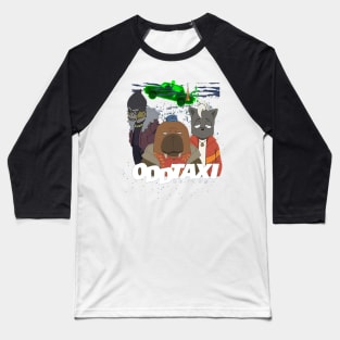 Oddtaxi ''Odokawa'' Anime Baseball T-Shirt